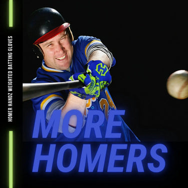 Homer Handz Weighted Batting Gloves adustable Weights